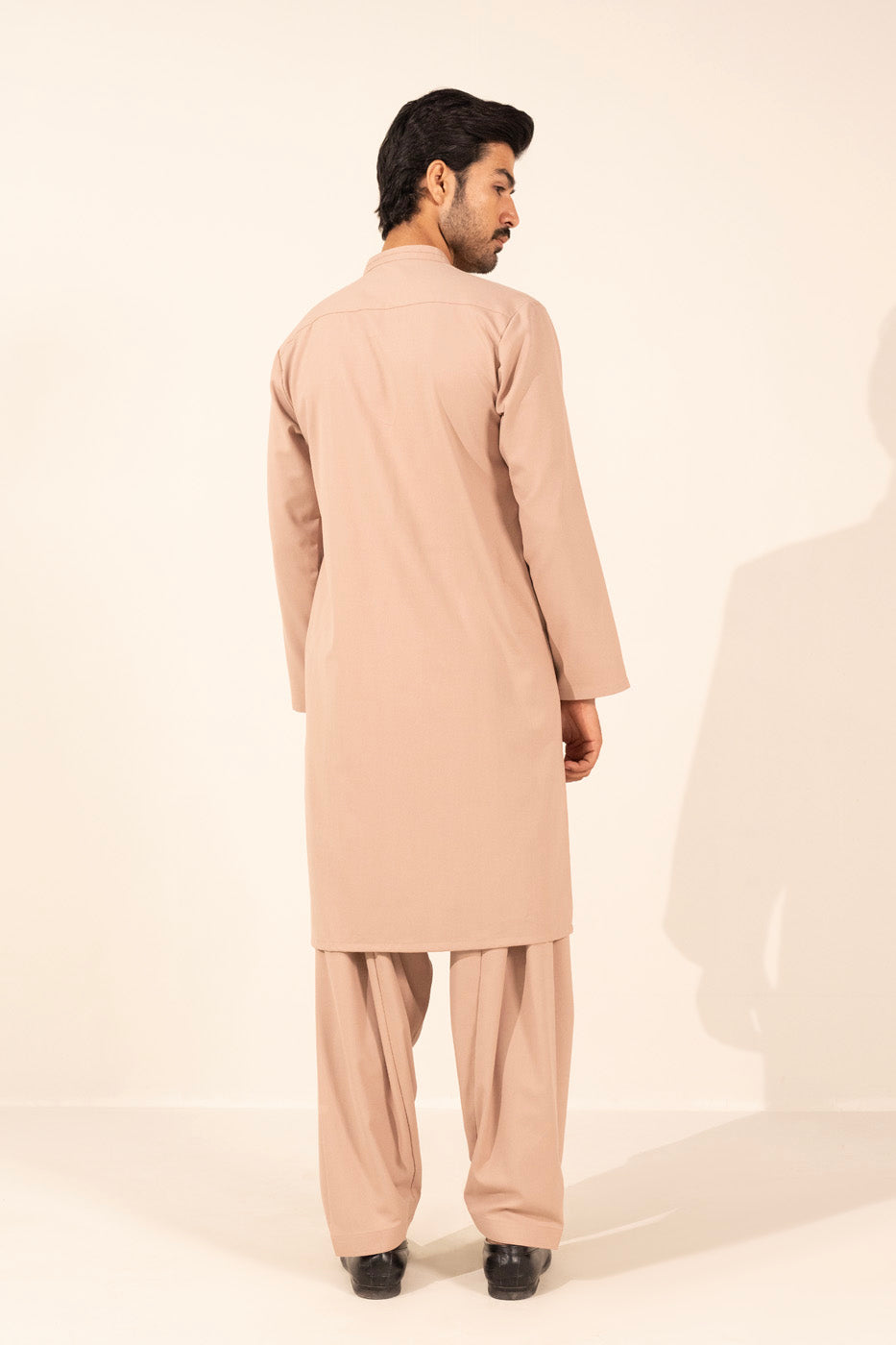 Dyed Embroidered Shahsawar Shalwar Kameez