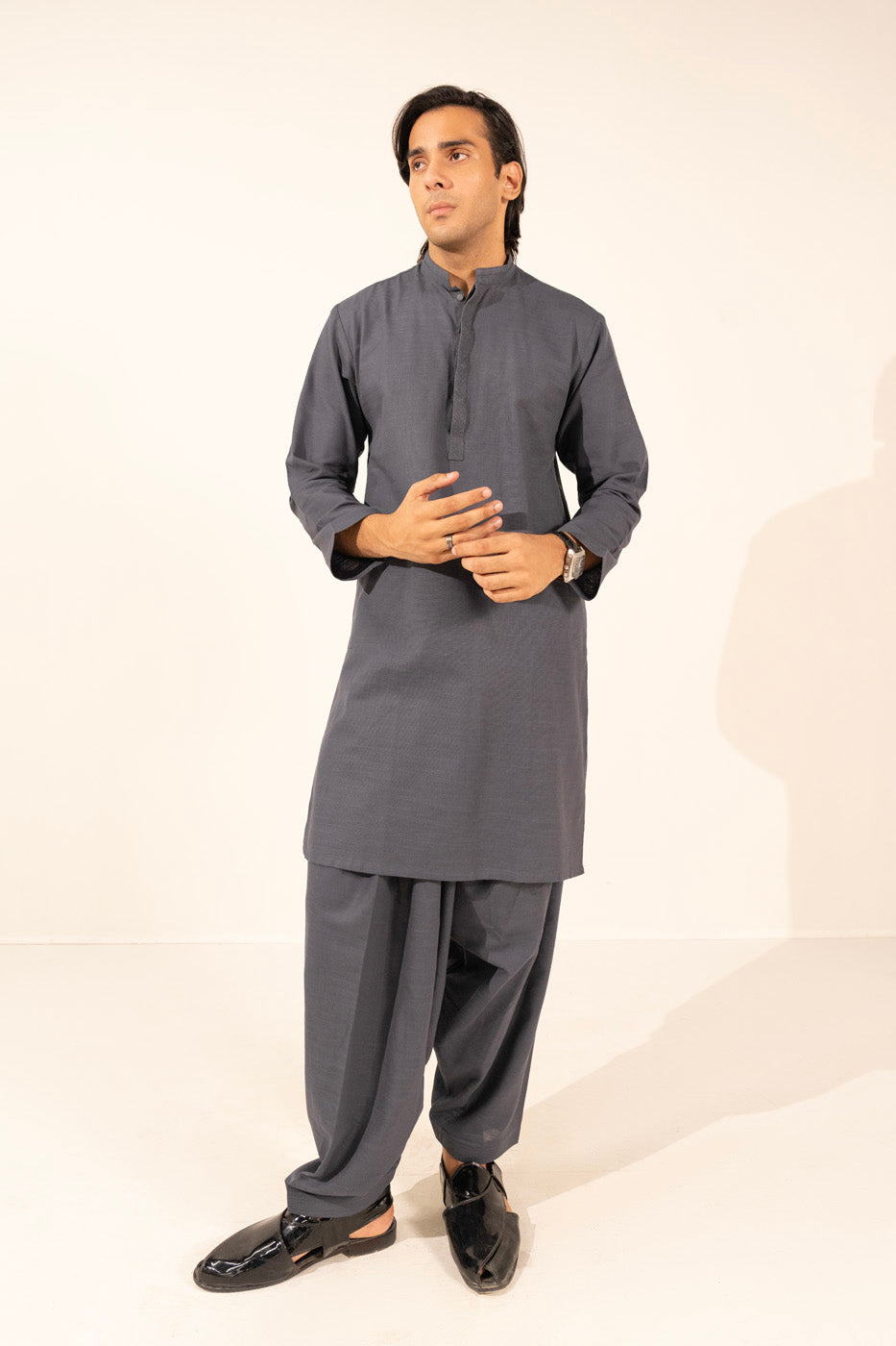 Dyed Khaddar Shalwar Kameez