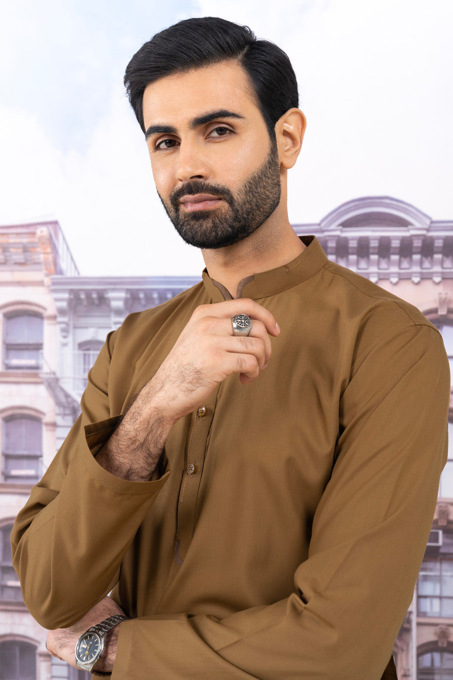 Dyed Blended Kurta Shalwar