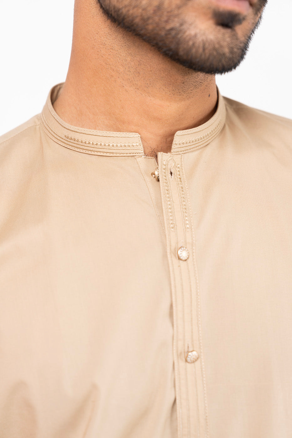 Dyed Embroidered Cotton Shalwar Kameez