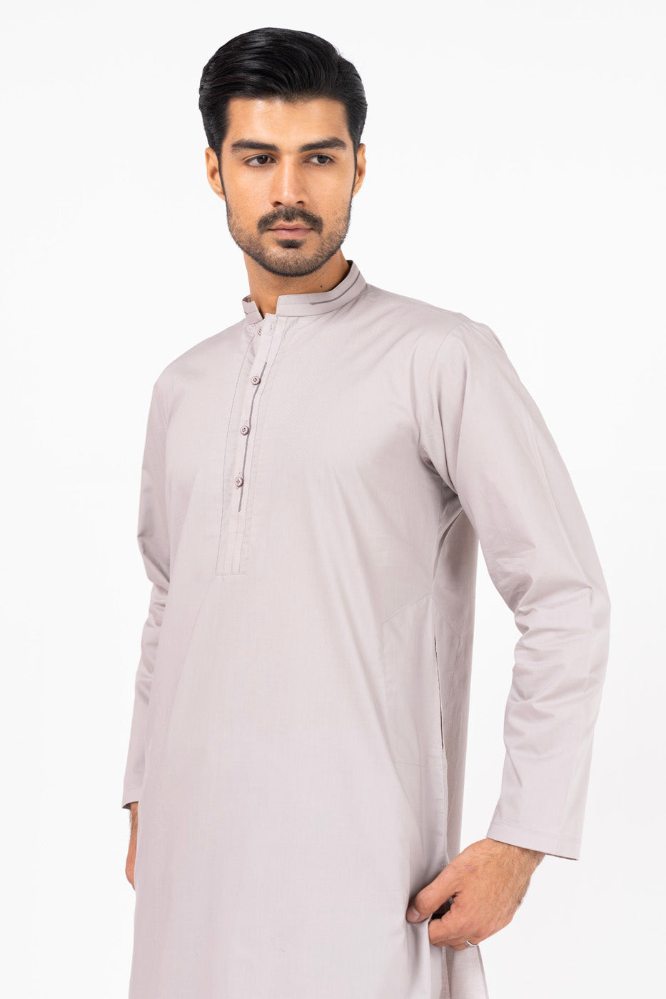 Dyed Cotton Kurta Trouser