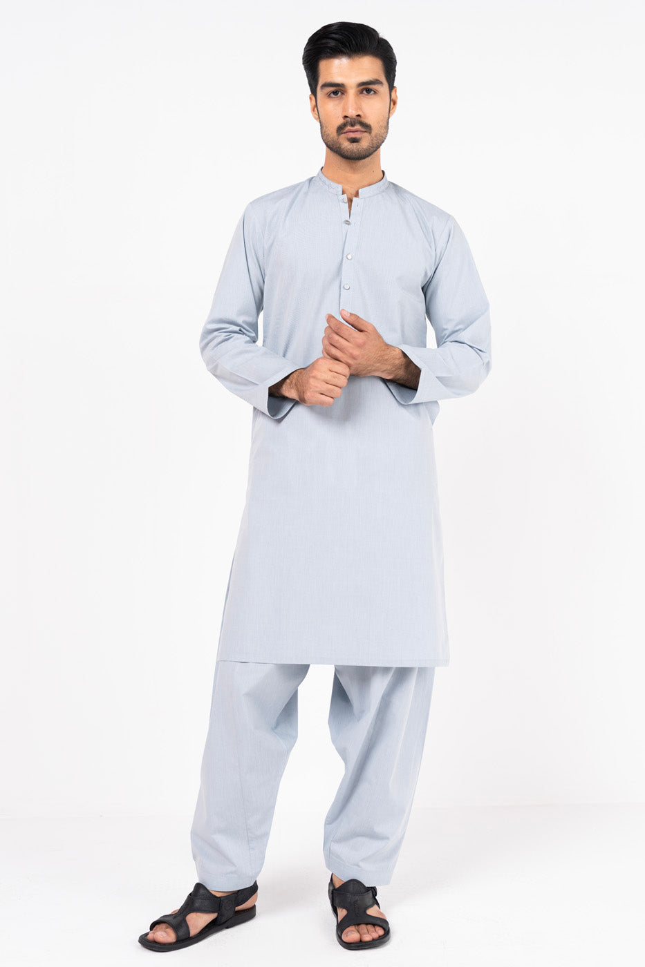 Dyed Embroidered Shamrey Shalwar Kameez