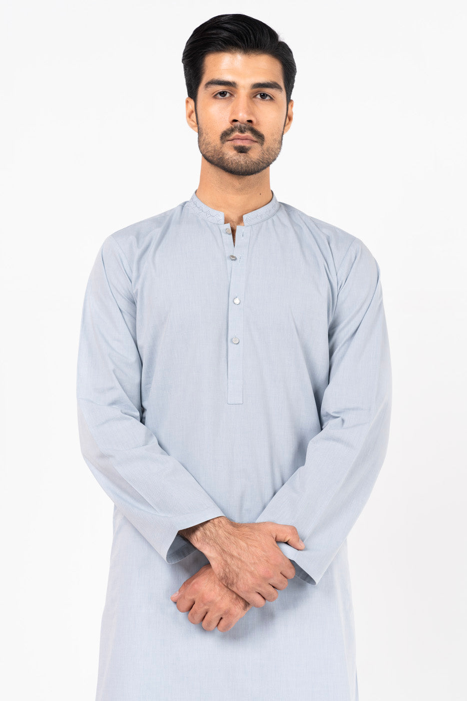 Dyed Embroidered Shamrey Shalwar Kameez