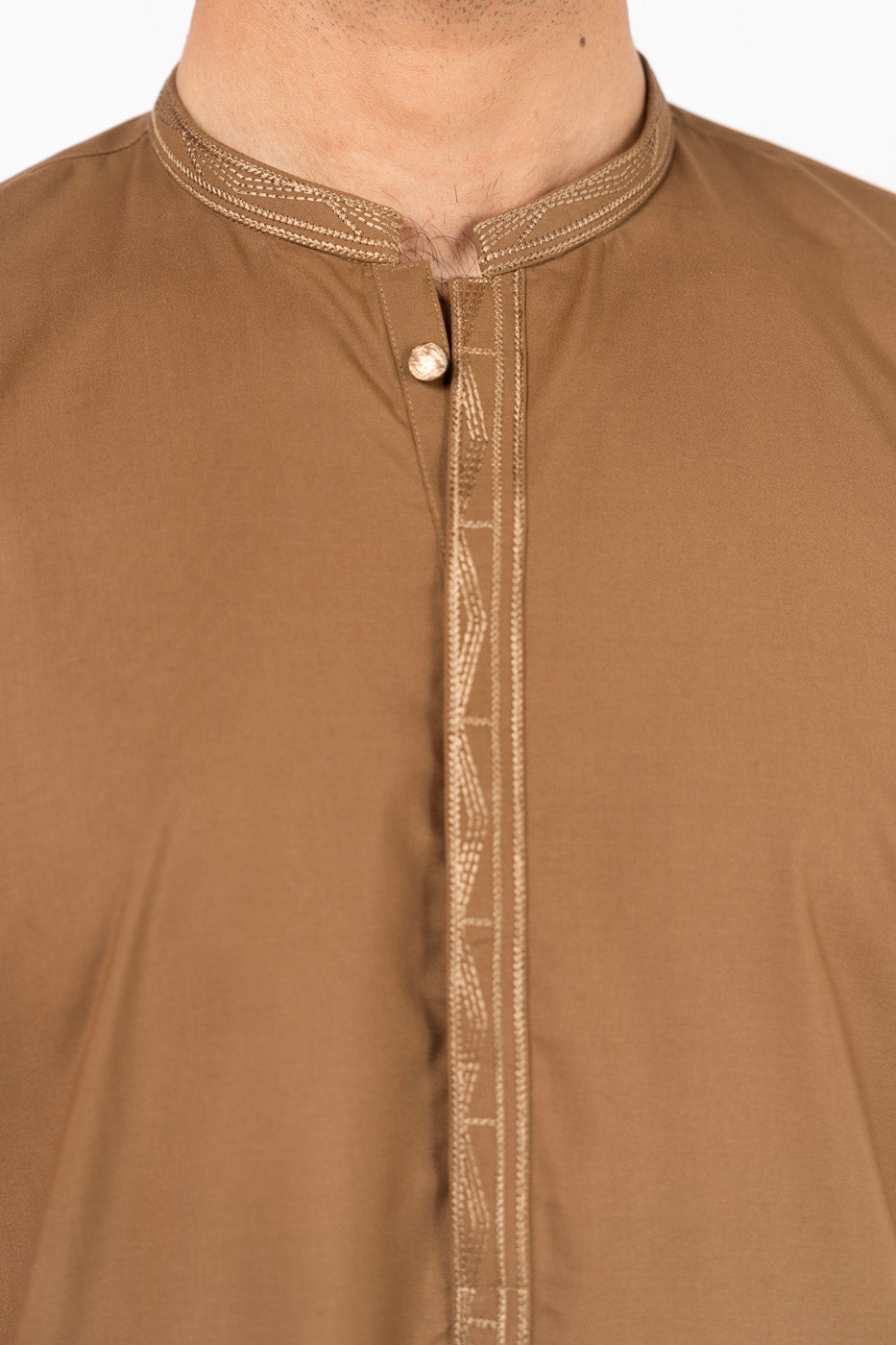 Dyed Embroidered Blended Shalwar Kameez
