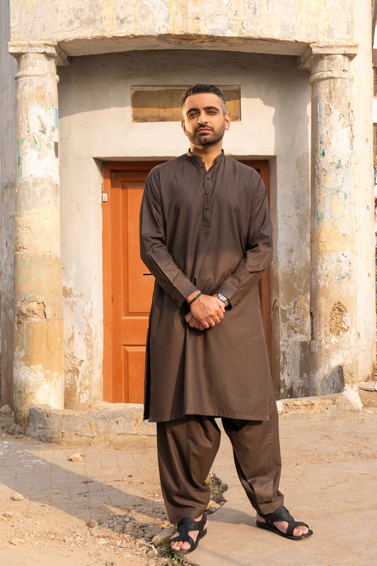 Dyed Blended Shalwar Kameez