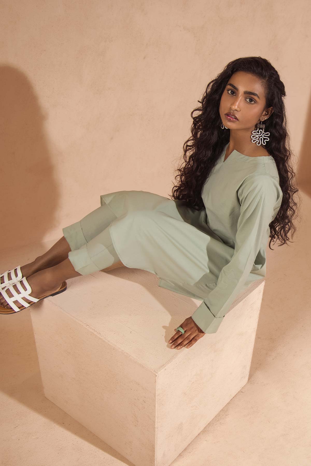 2 Pc Dyed Cambric Outfit