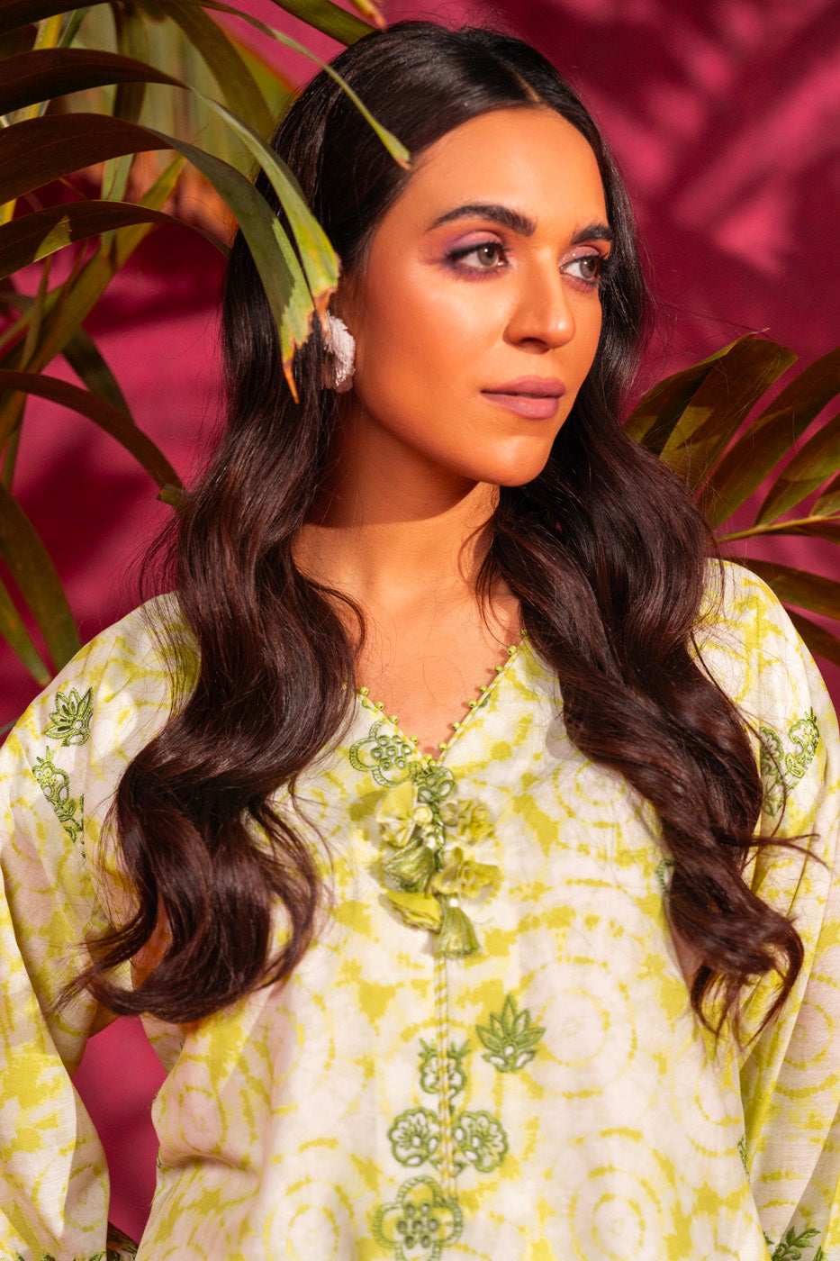 2 Pc Embroidered Poly Lawn Suit With Poly Lawn Trouser