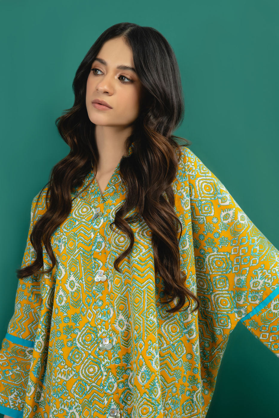 1 Pc Printed Cambric Shirt