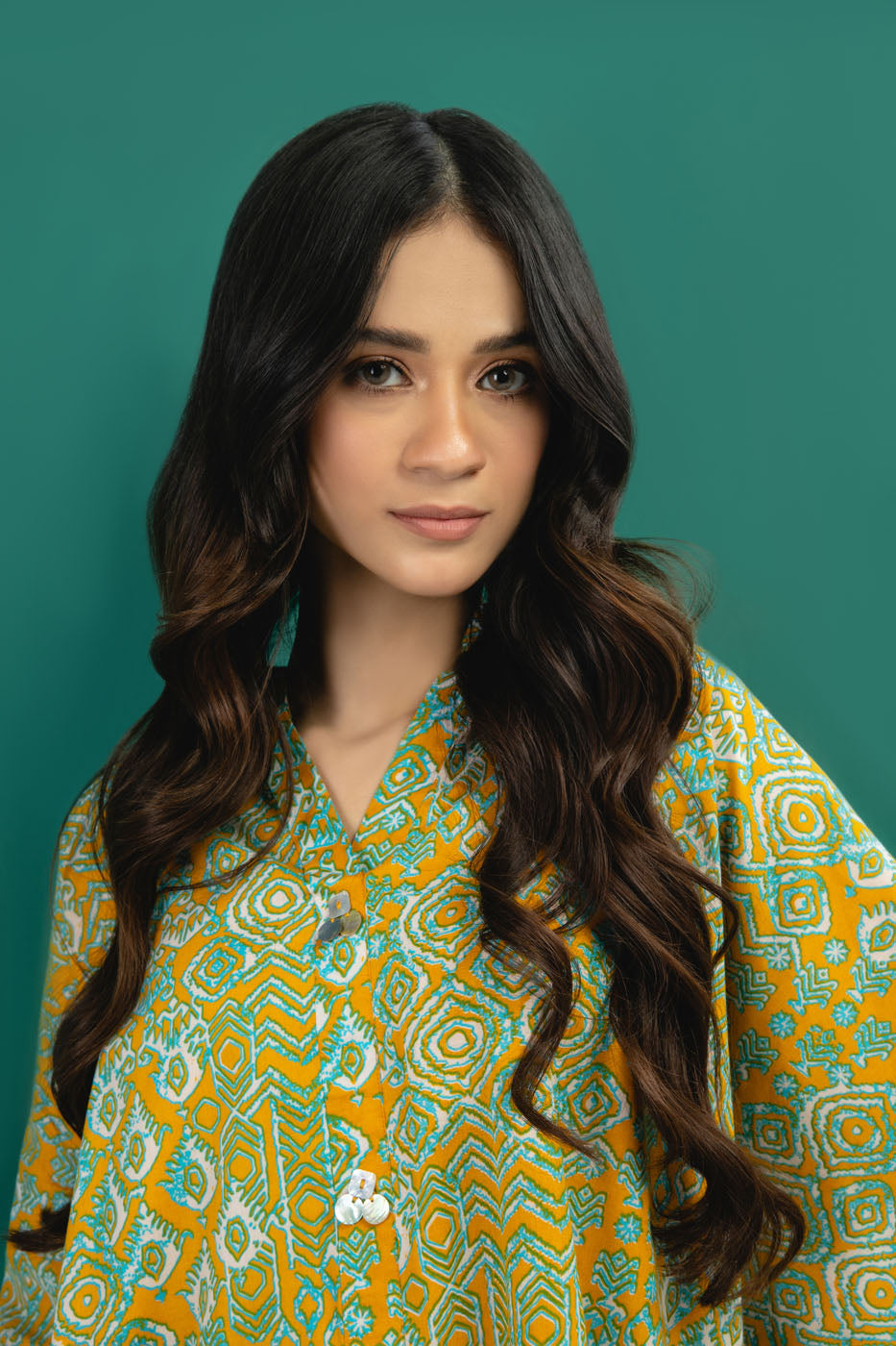 1 Pc Printed Cambric Shirt