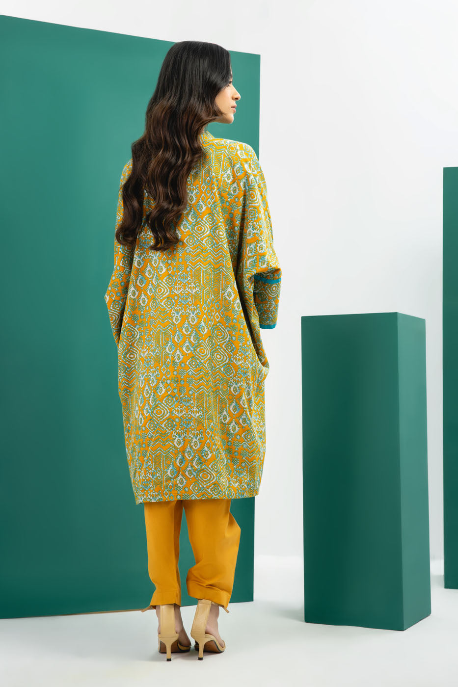 1 Pc Printed Cambric Shirt