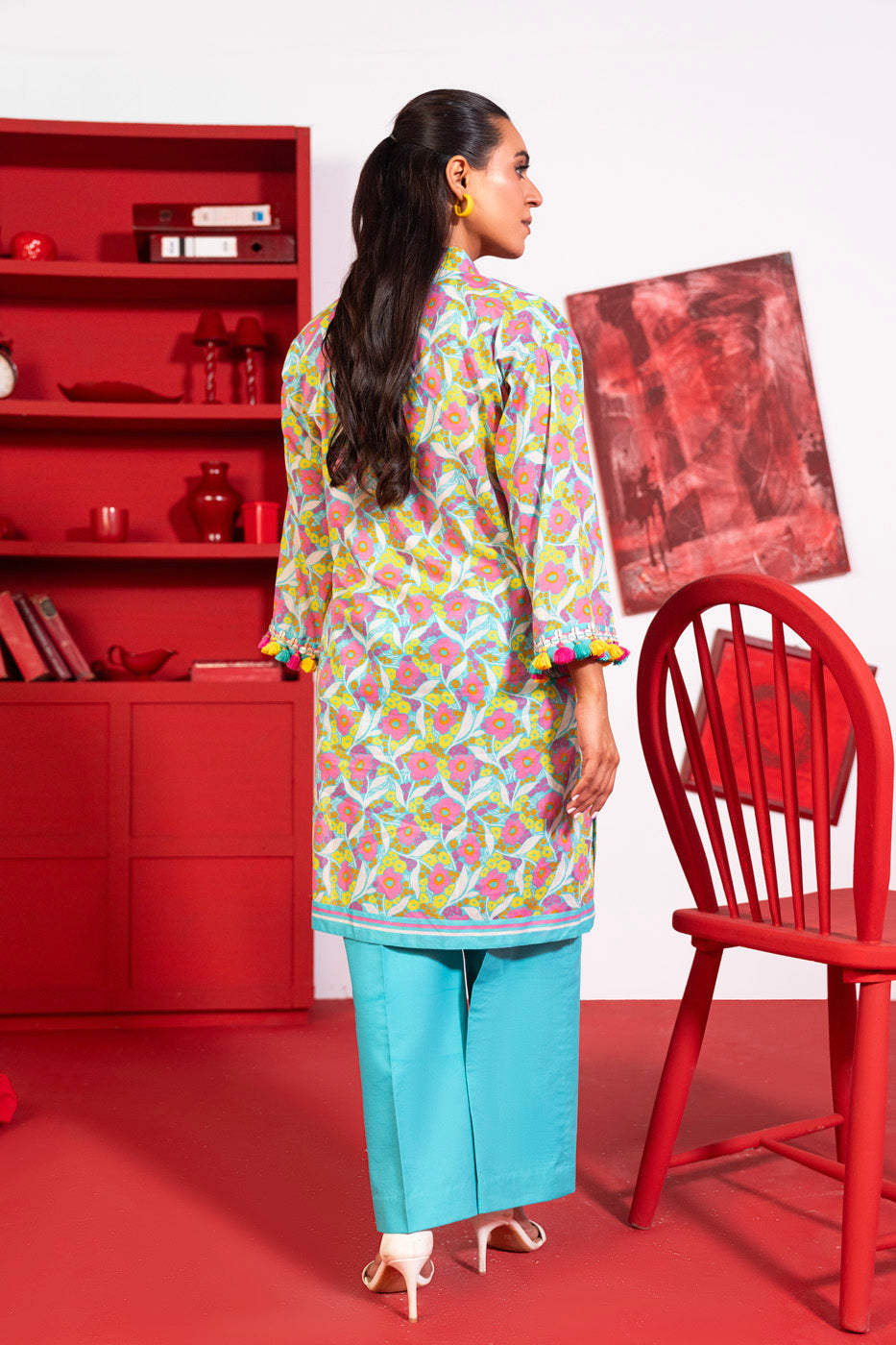1 Pc Printed Lawn Shirt