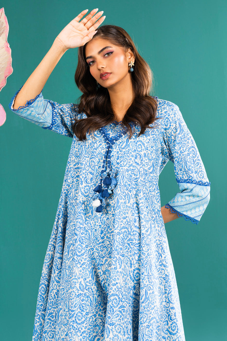 1 Pc Printed Lawn Shirt