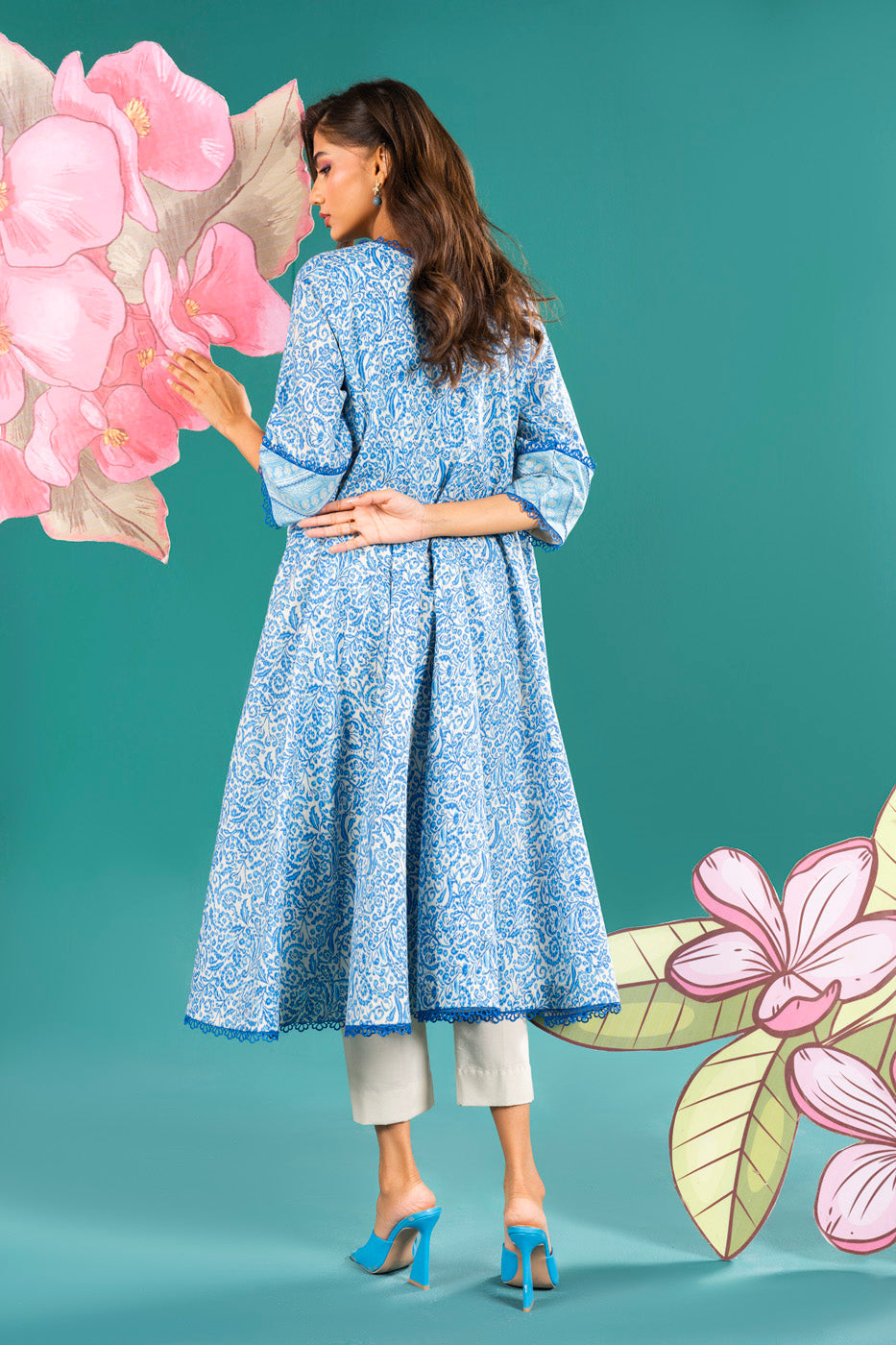 1 Pc Printed Lawn Shirt