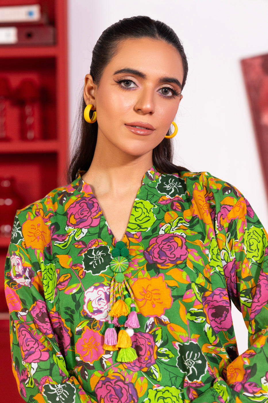 1 Pc Printed Lawn Shirt