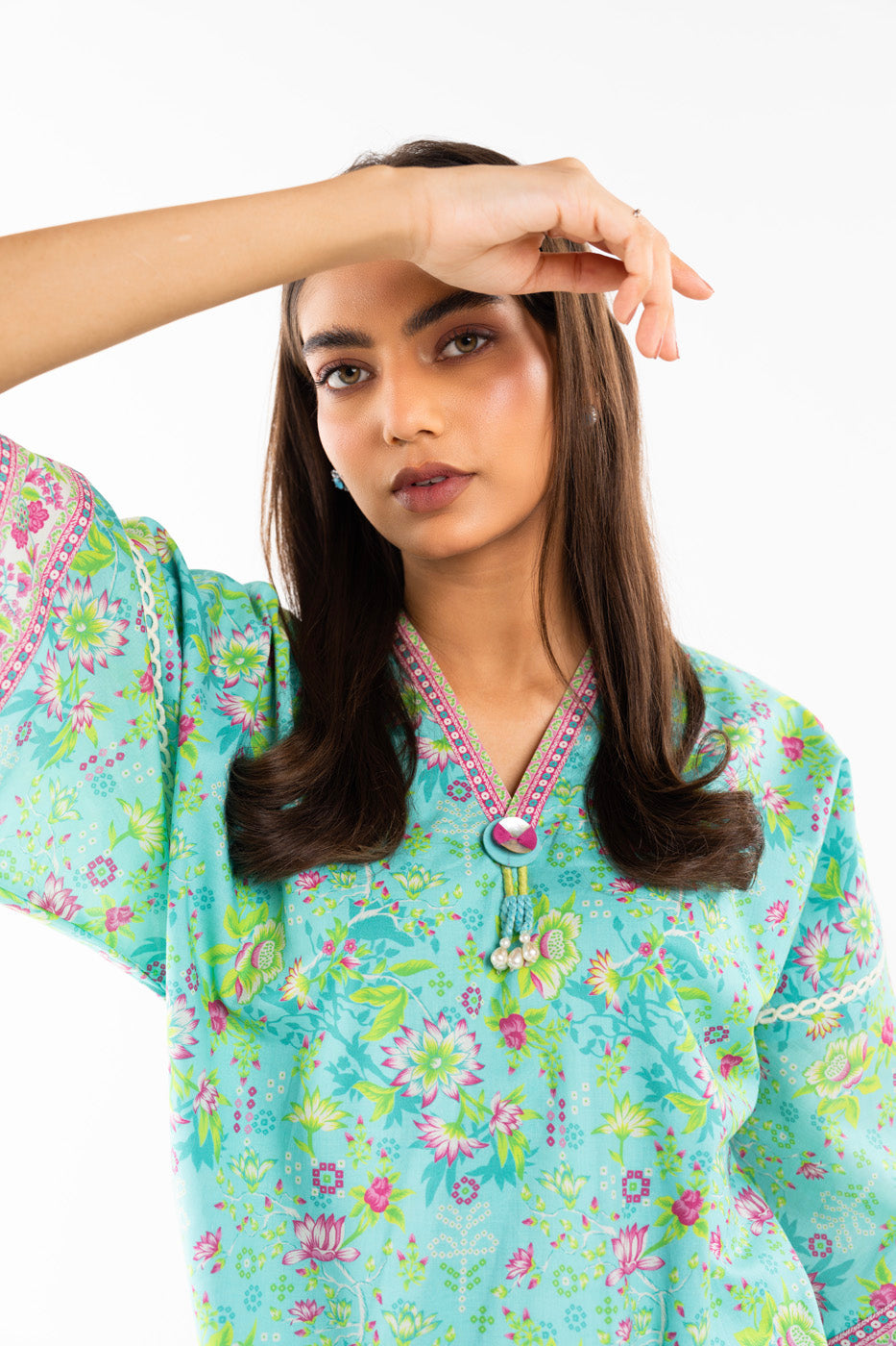 1 Pc Printed Lawn Shirt