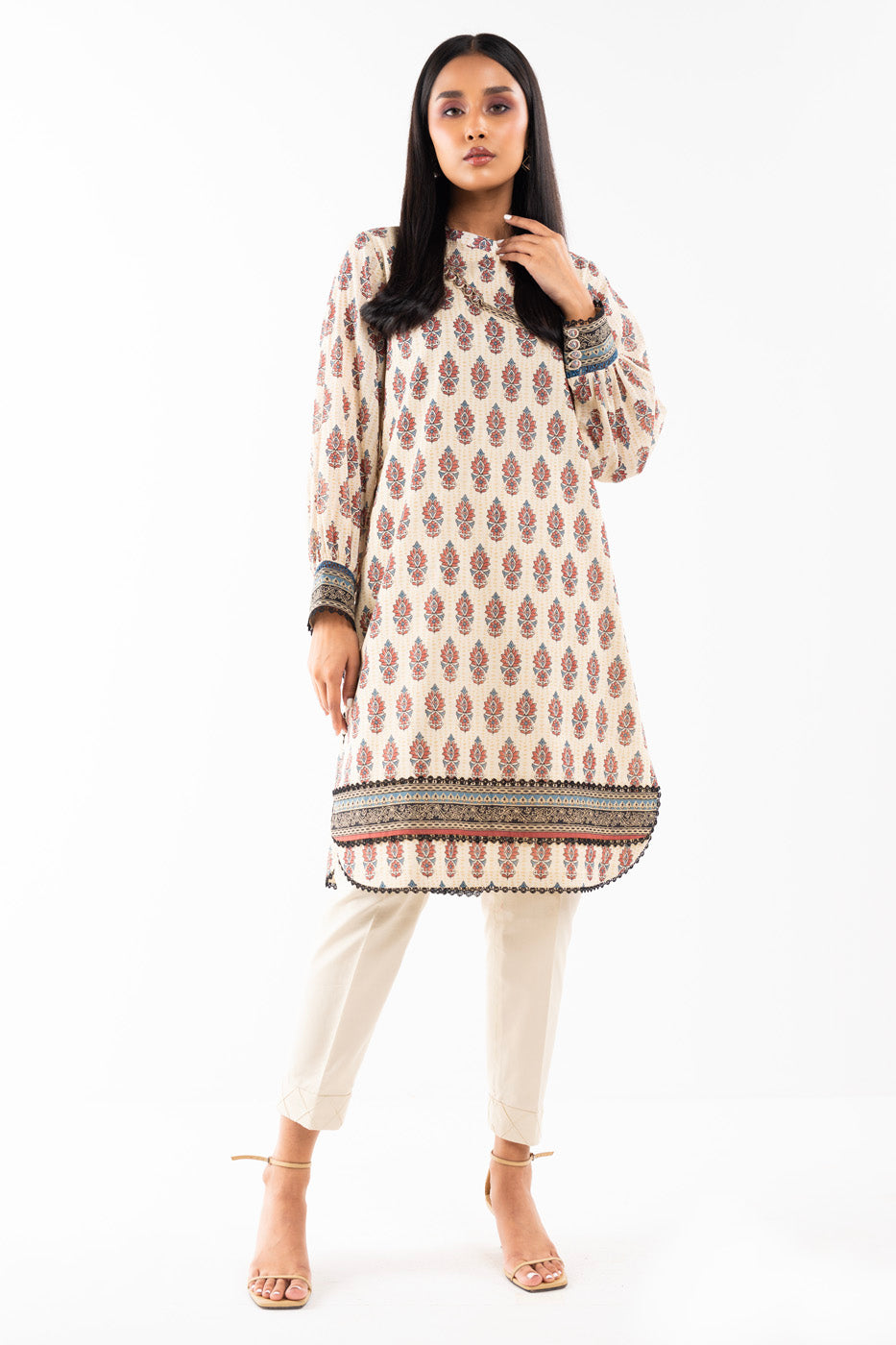 1 Pc Printed Lawn Shirt