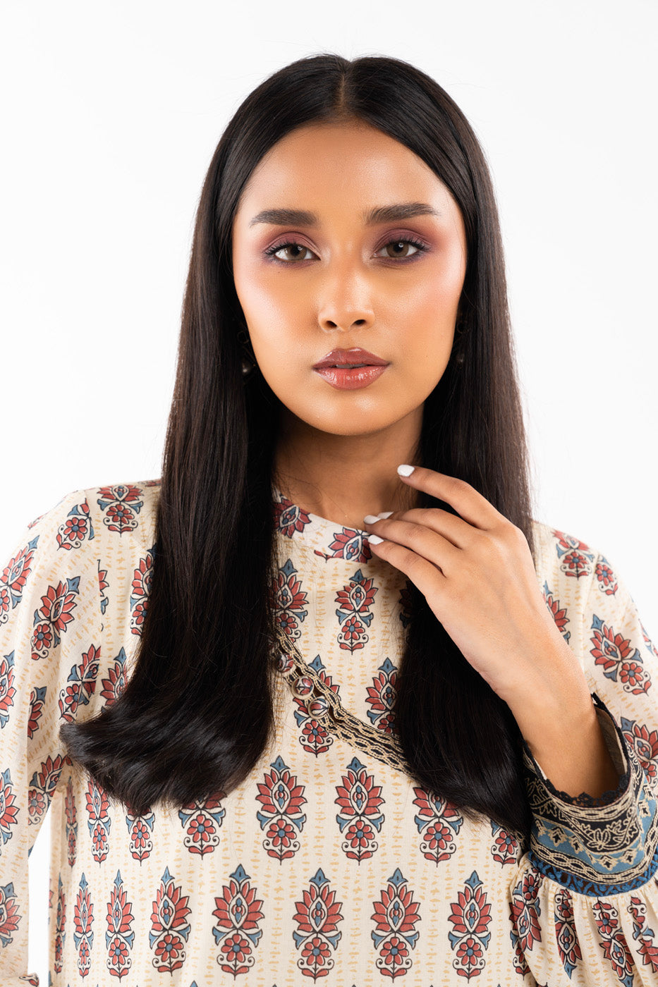 1 Pc Printed Lawn Shirt