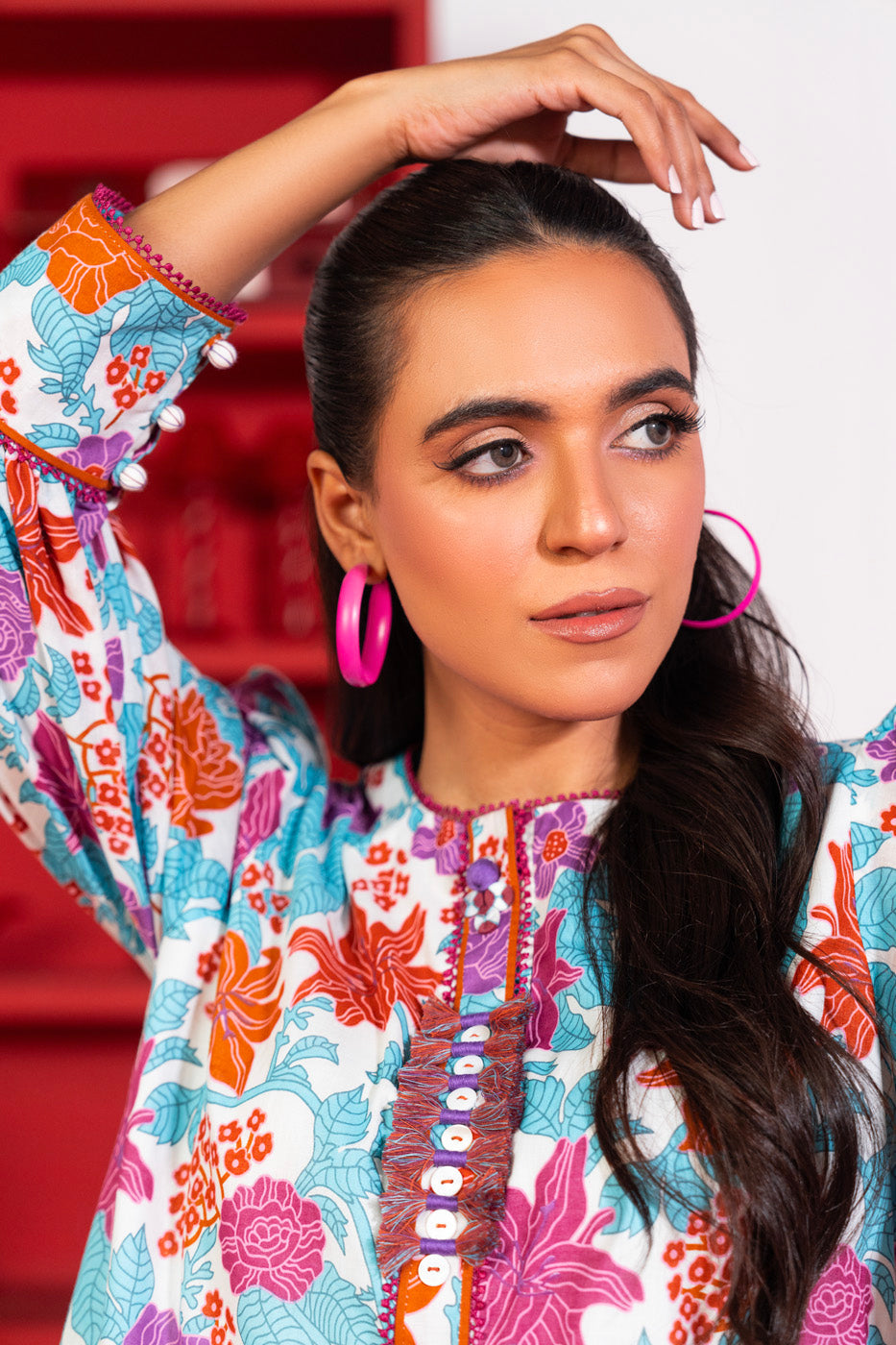 1 Pc Printed Lawn Shirt
