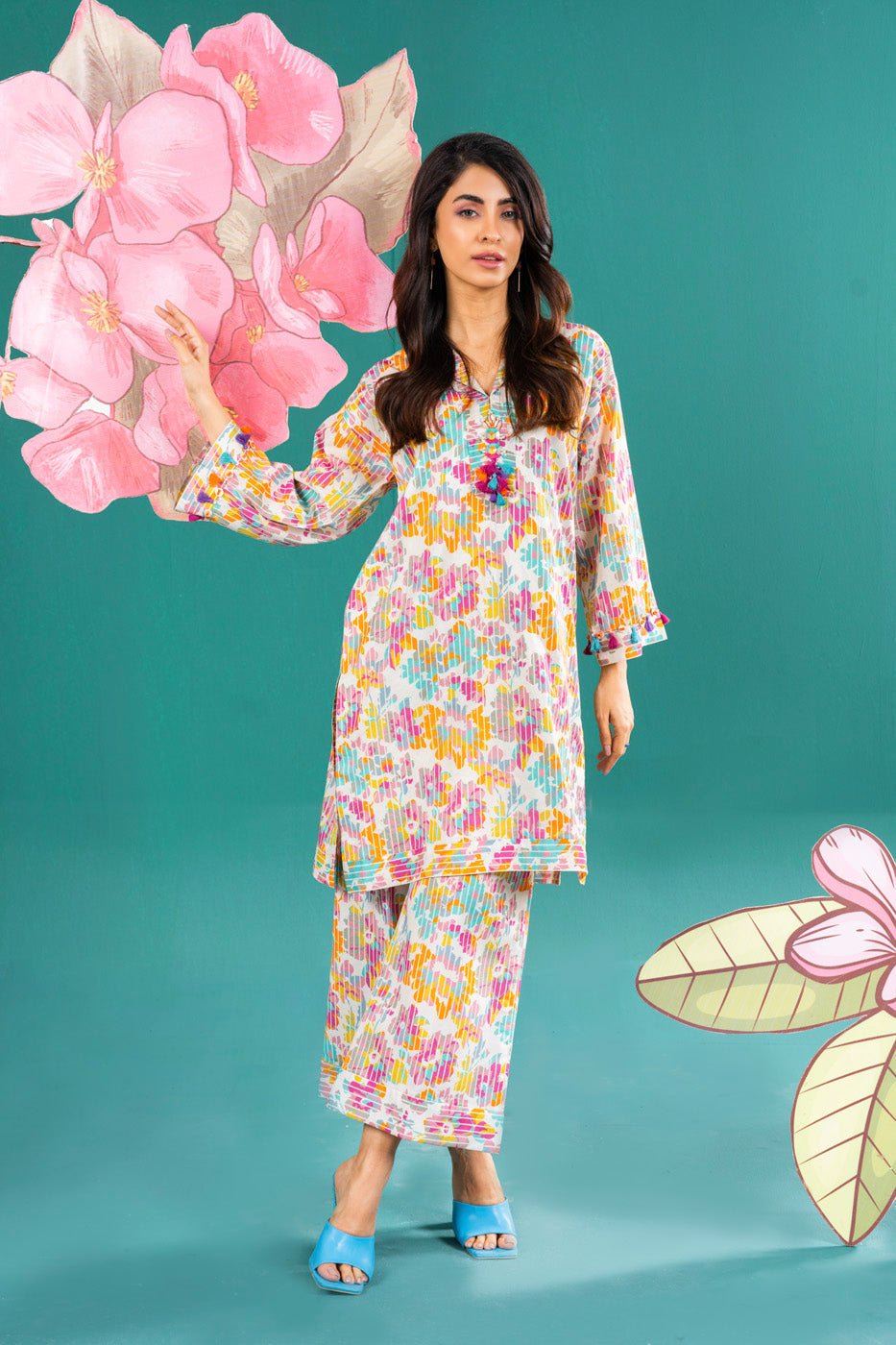 1 Pc Printed Lawn Shirt