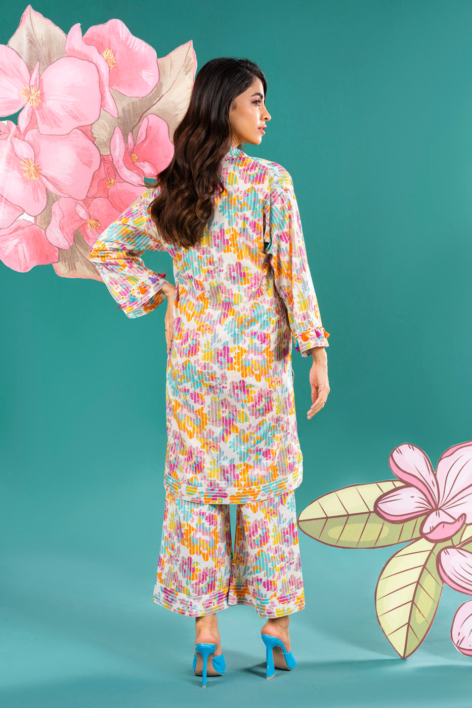 1 Pc Printed Lawn Shirt