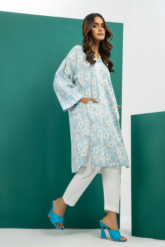 1 Pc Printed Cambric Shirt