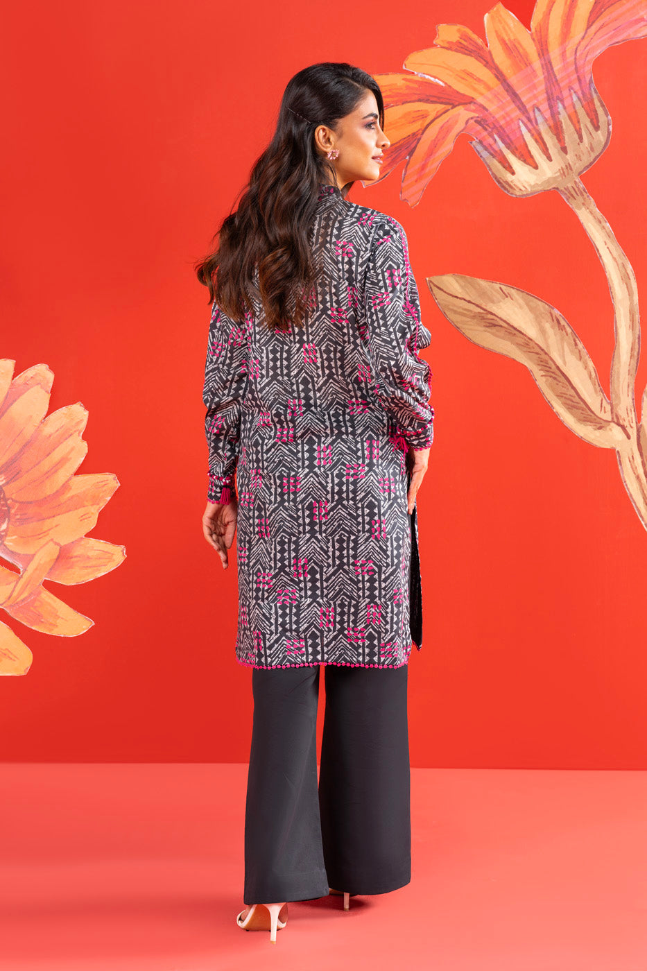 1 Pc Printed Lawn Shirt