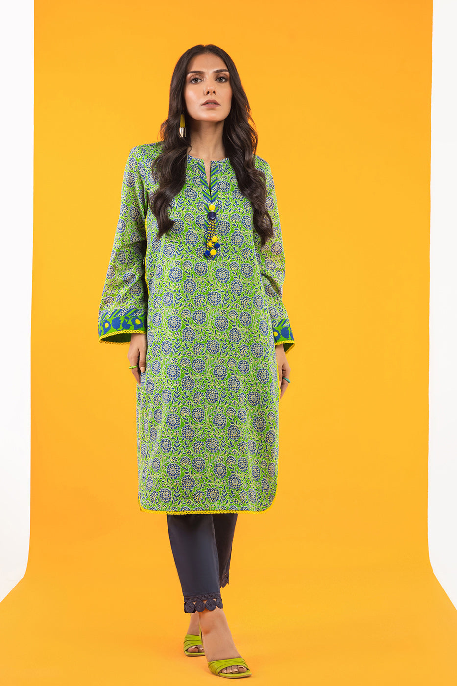 1 Pc Printed Lawn Shirt