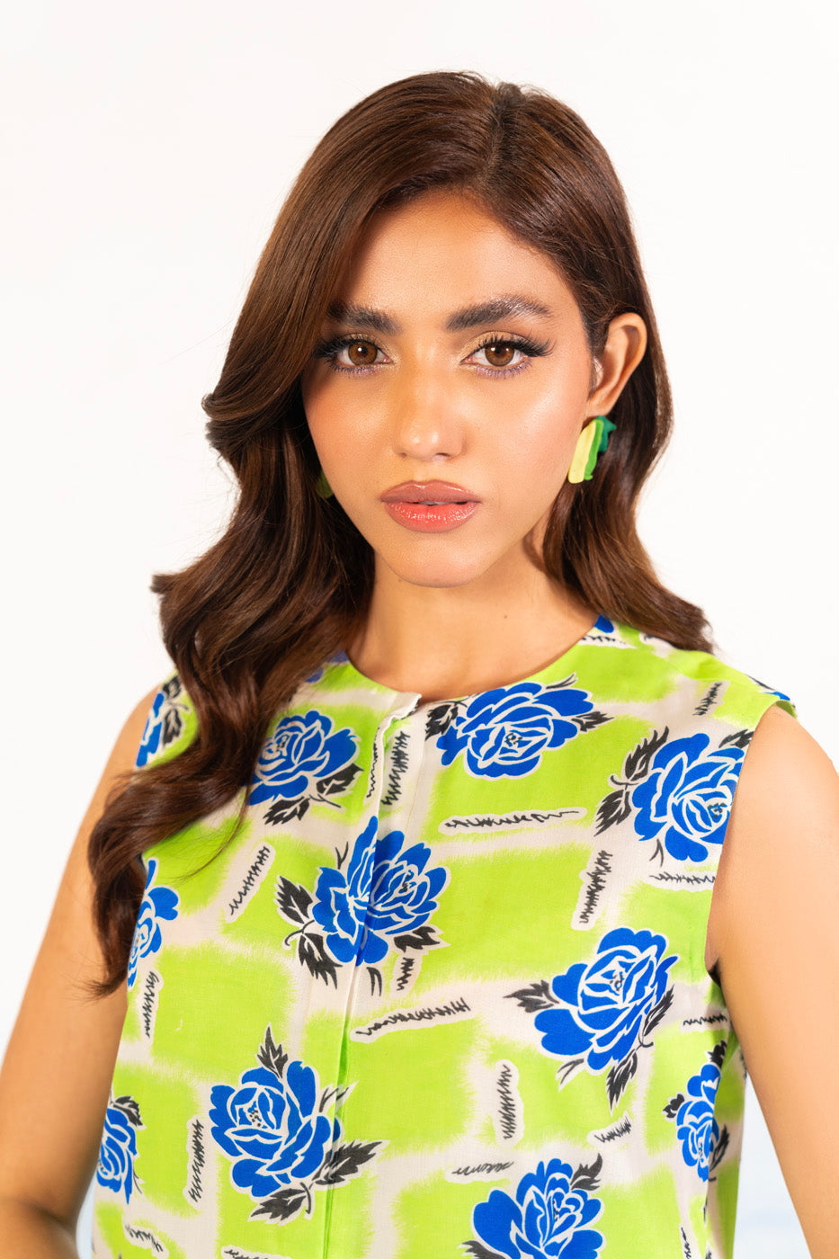 1 Pc Printed Silver Lawn Shirt