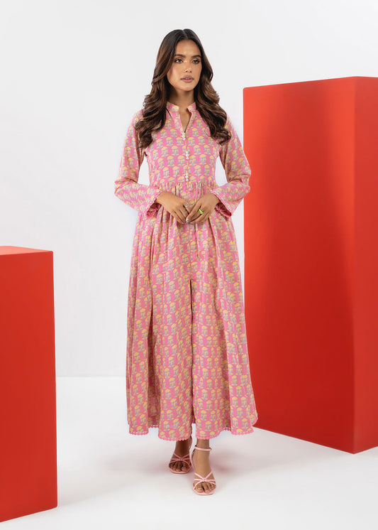 1 Pc Printed Cambric Shirt