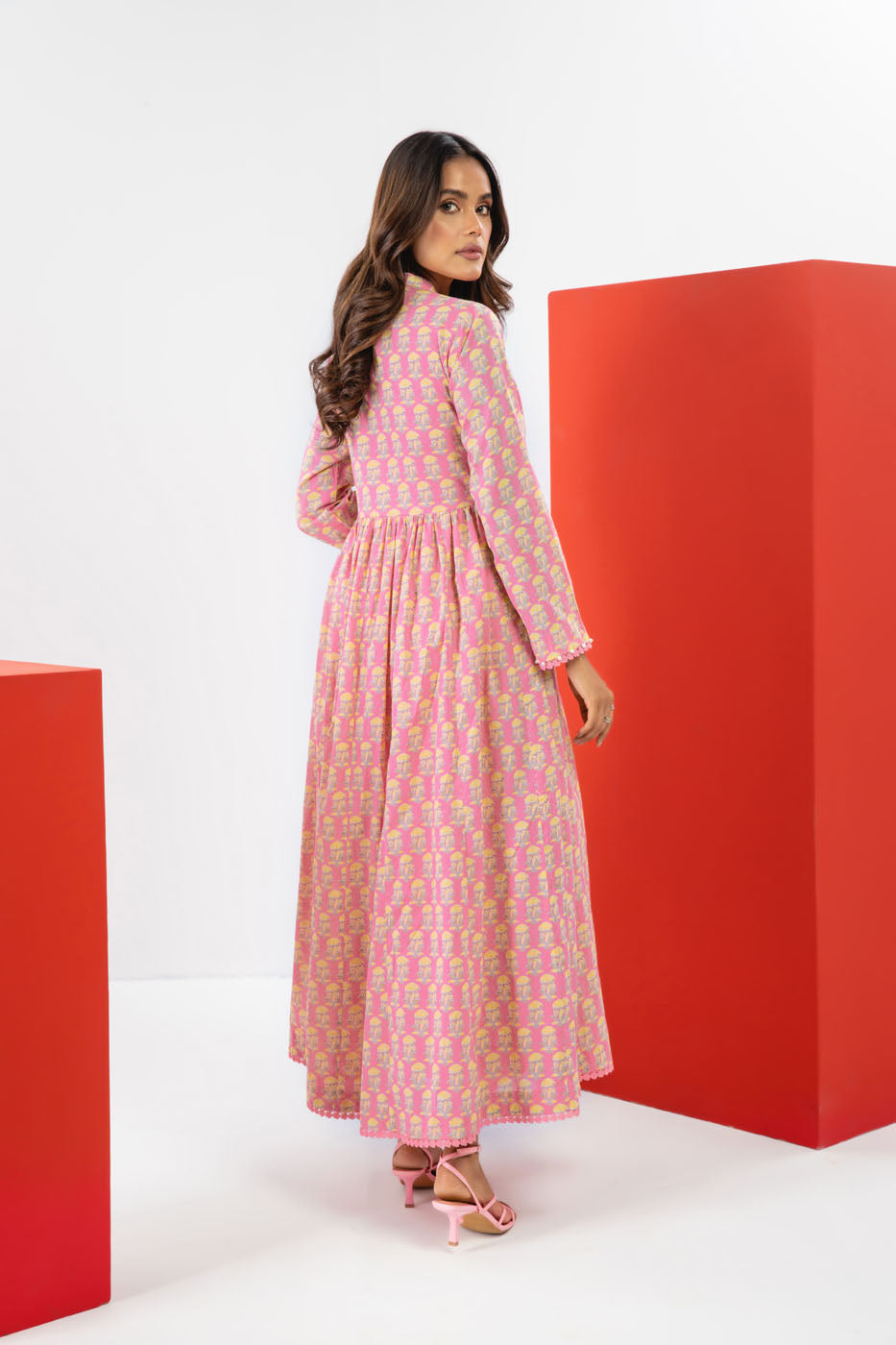 1 Pc Printed Cambric Shirt