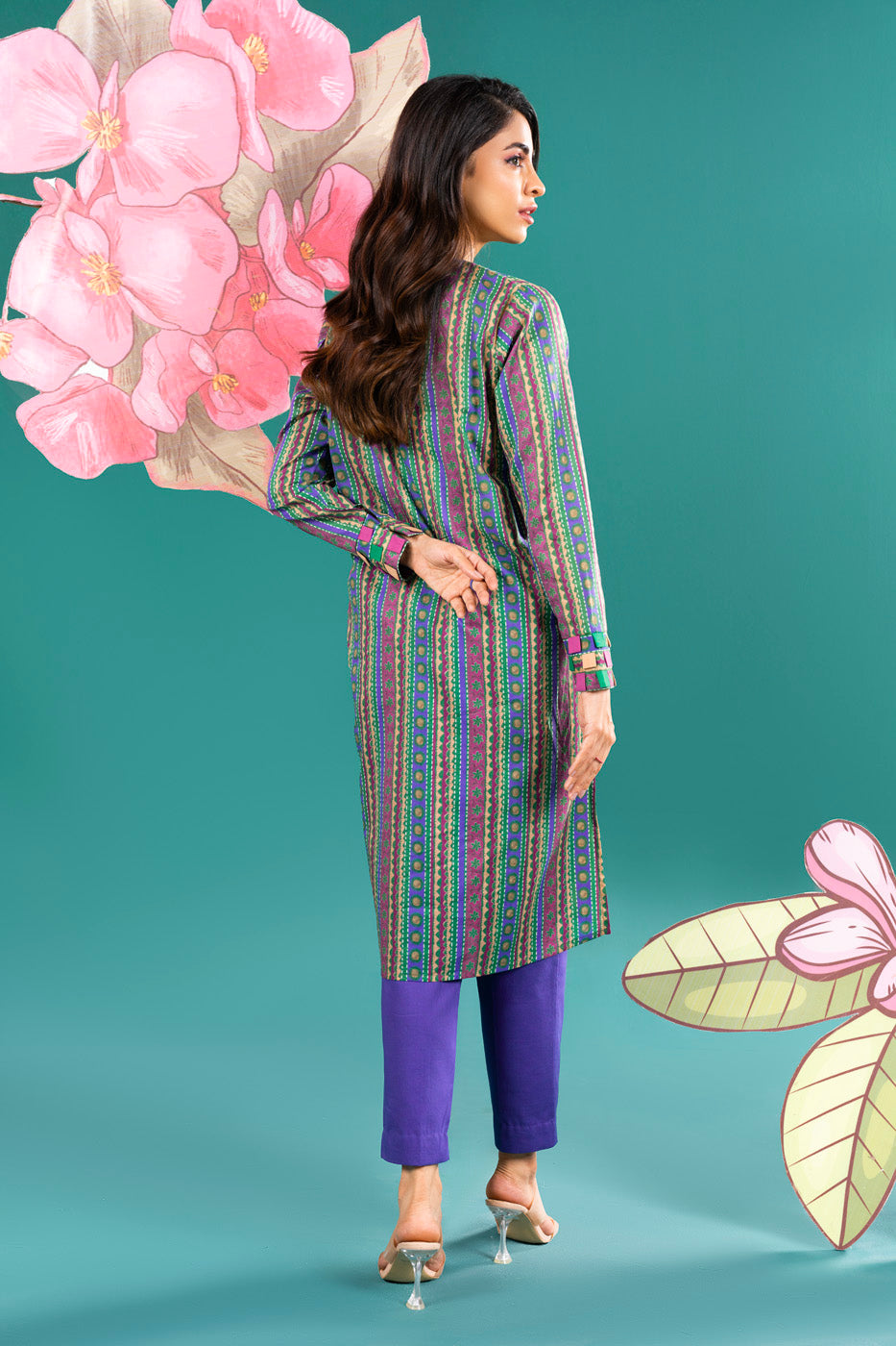 1 Pc Printed Lawn Shirt