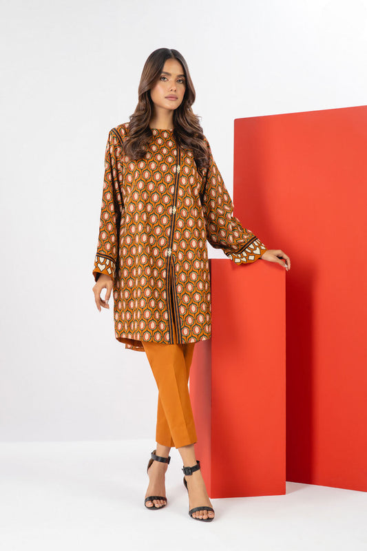 1 Pc Printed Cambric Shirt