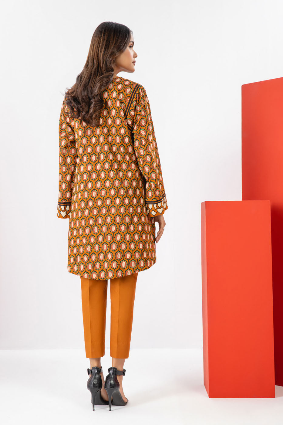 1 Pc Printed Cambric Shirt