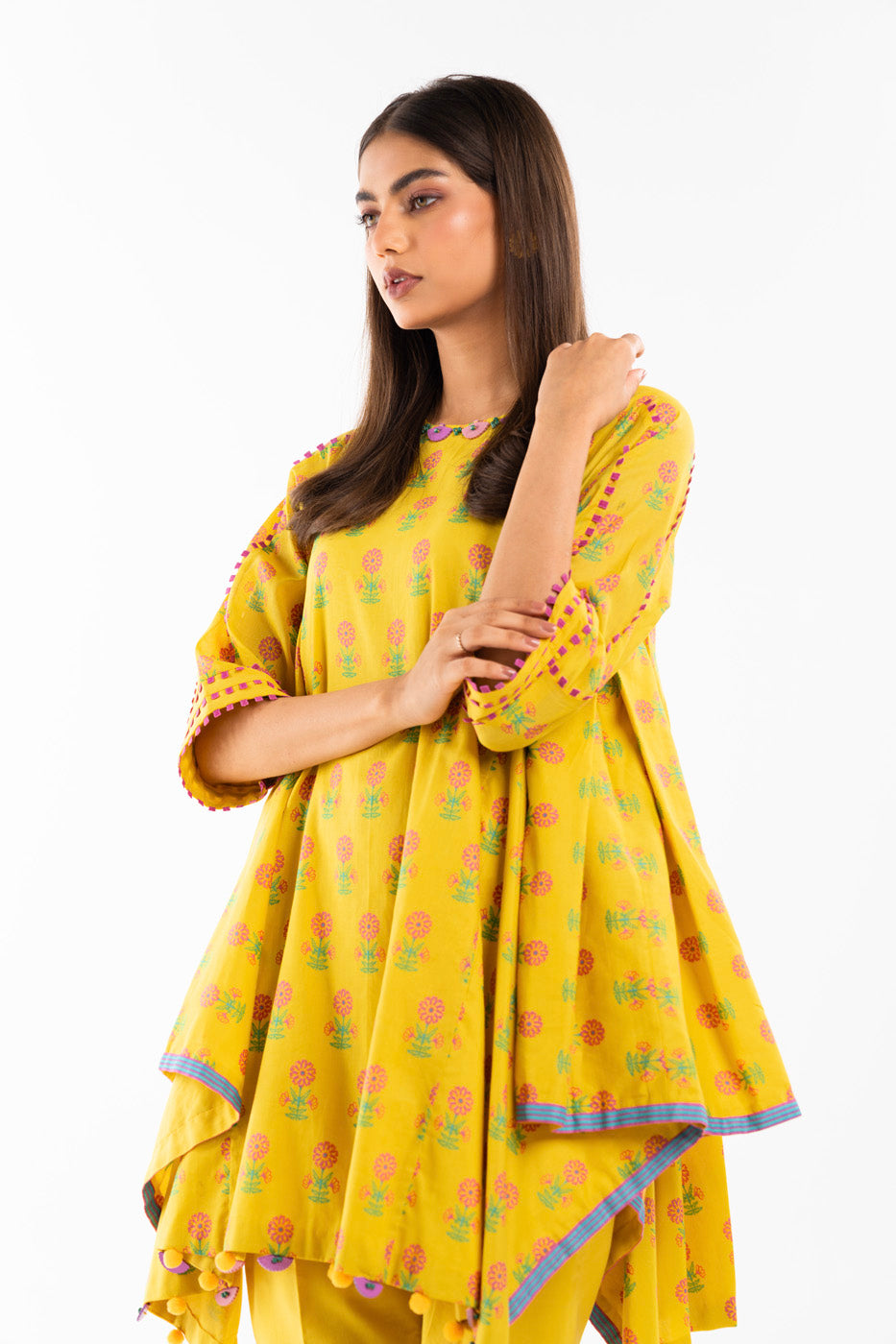 1 Pc Printed Lawn Shirt