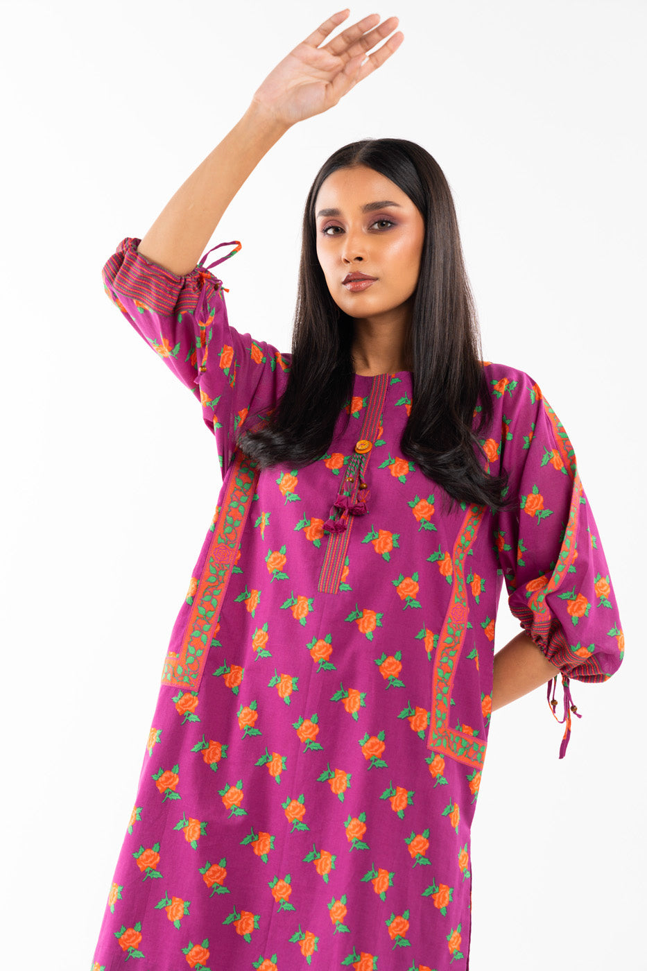 1 Pc Printed Lawn Shirt