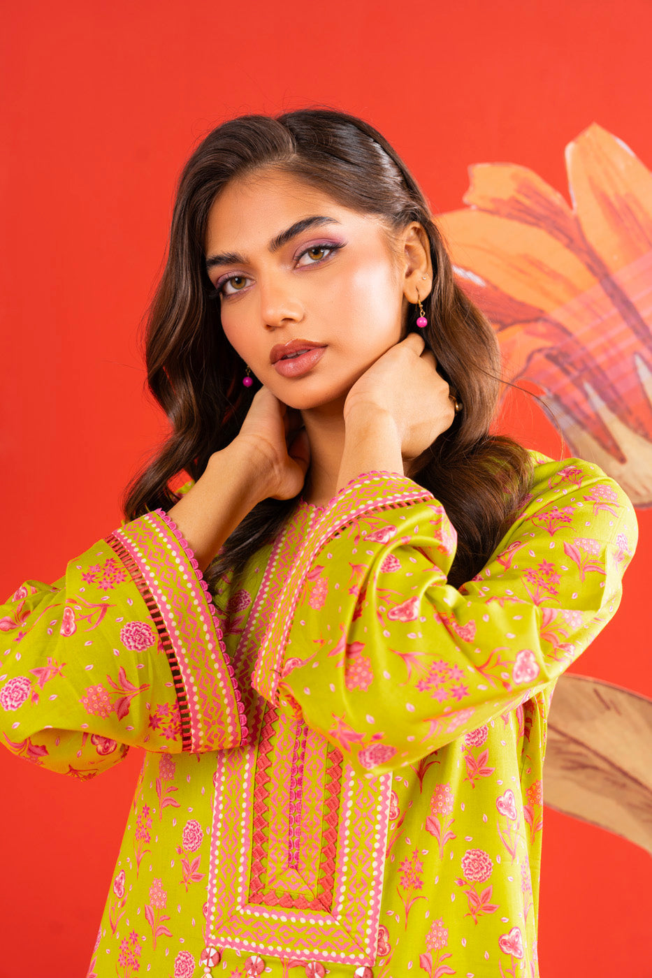 1 Pc Printed Lawn Shirt