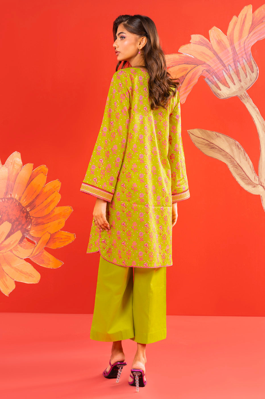 1 Pc Printed Lawn Shirt