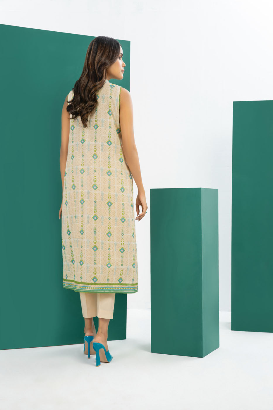 1 Pc Printed Cambric Shirt