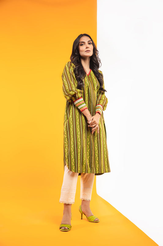 1 Pc Printed Lawn Shirt