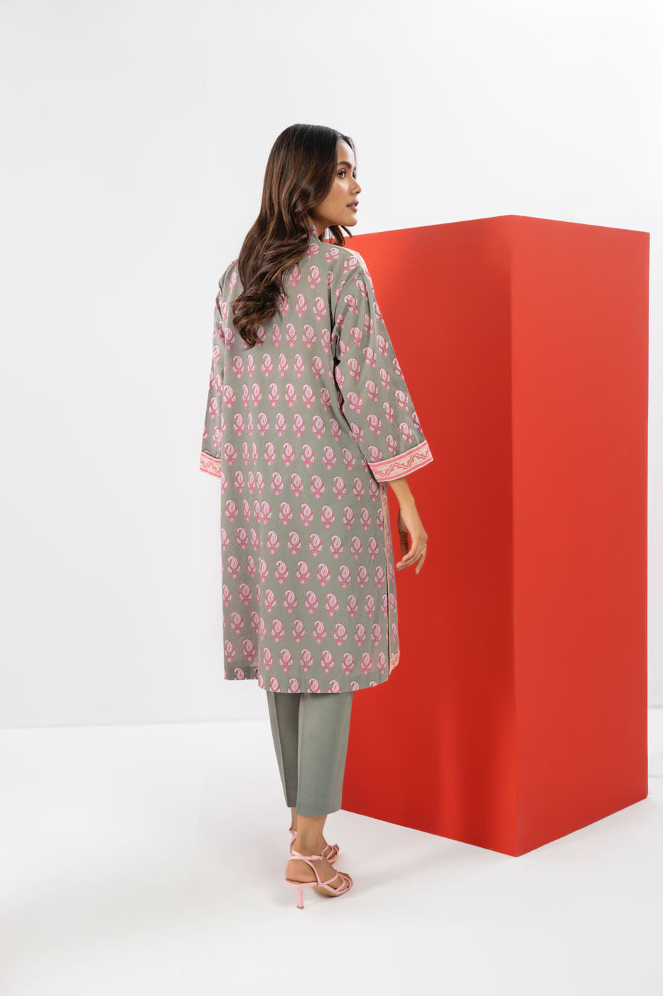 1 Pc Printed Cambric Shirt