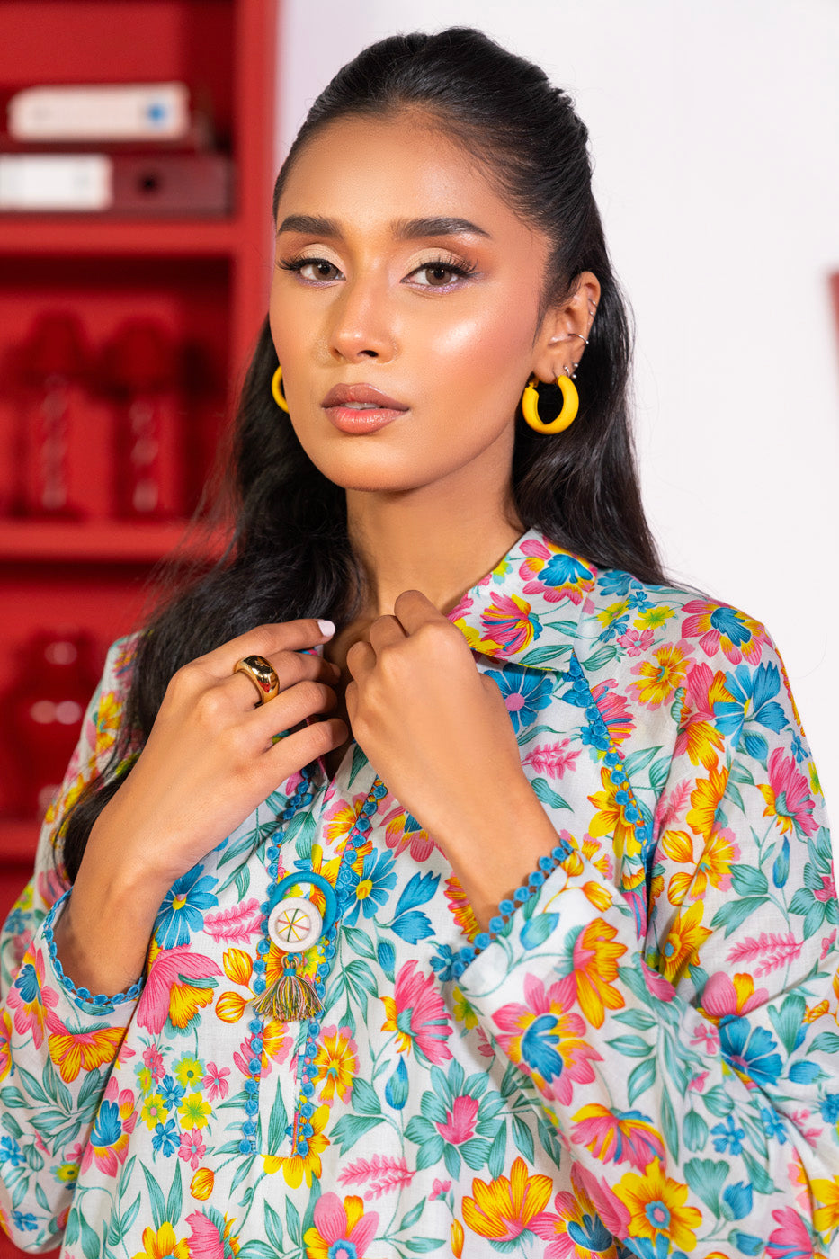 1 Pc Printed Lawn Shirt