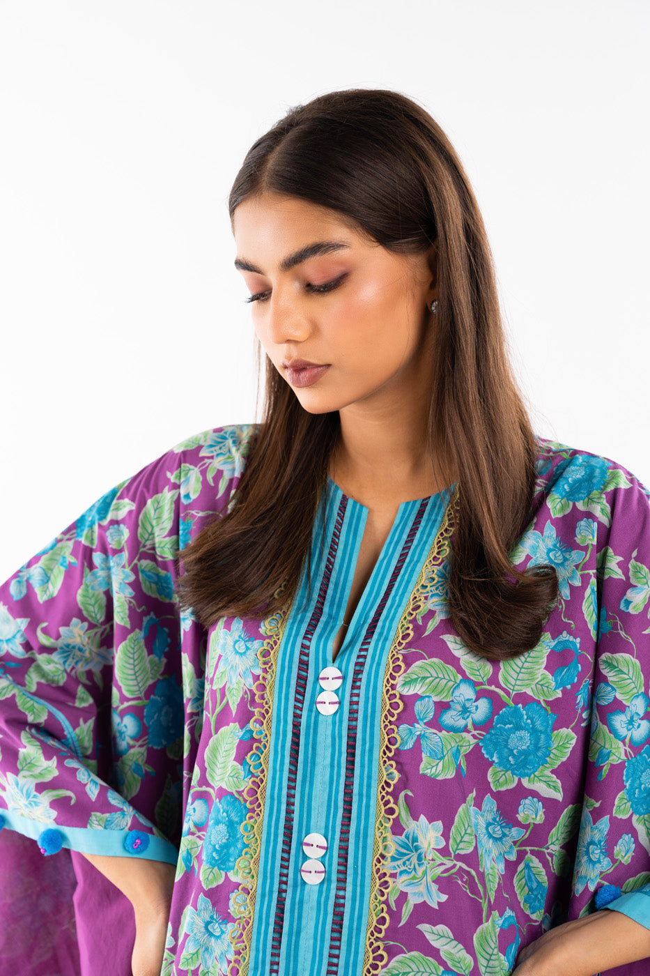 1 Pc Printed Lawn Shirt