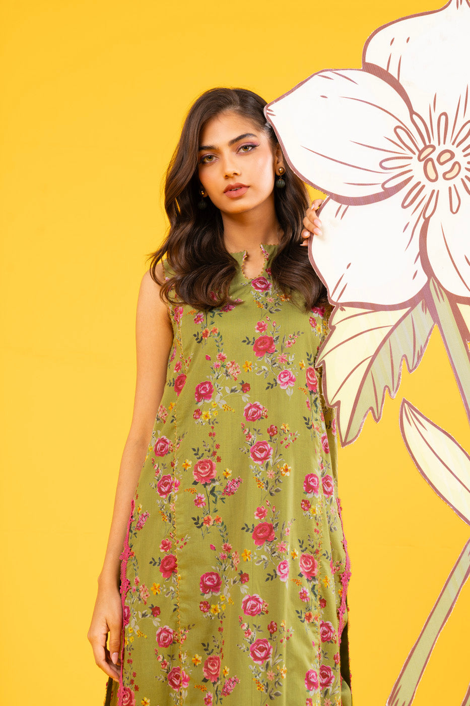 1 Pc Printed Lawn Shirt