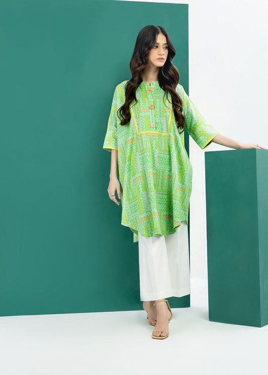 1 Pc Printed Cambric Shirt