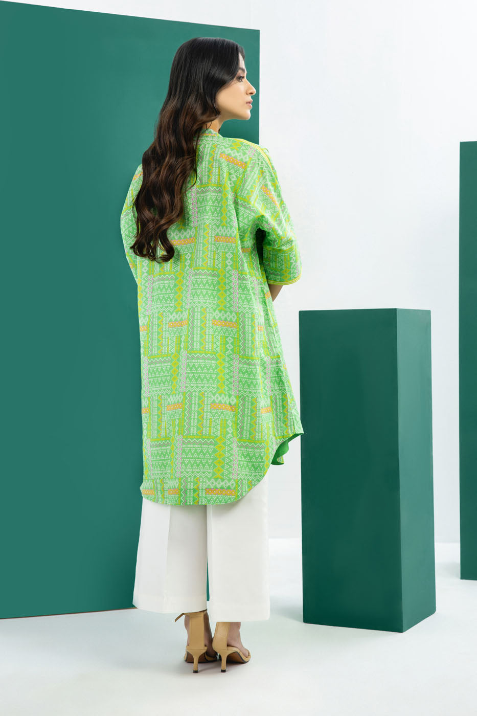 1 Pc Printed Cambric Shirt