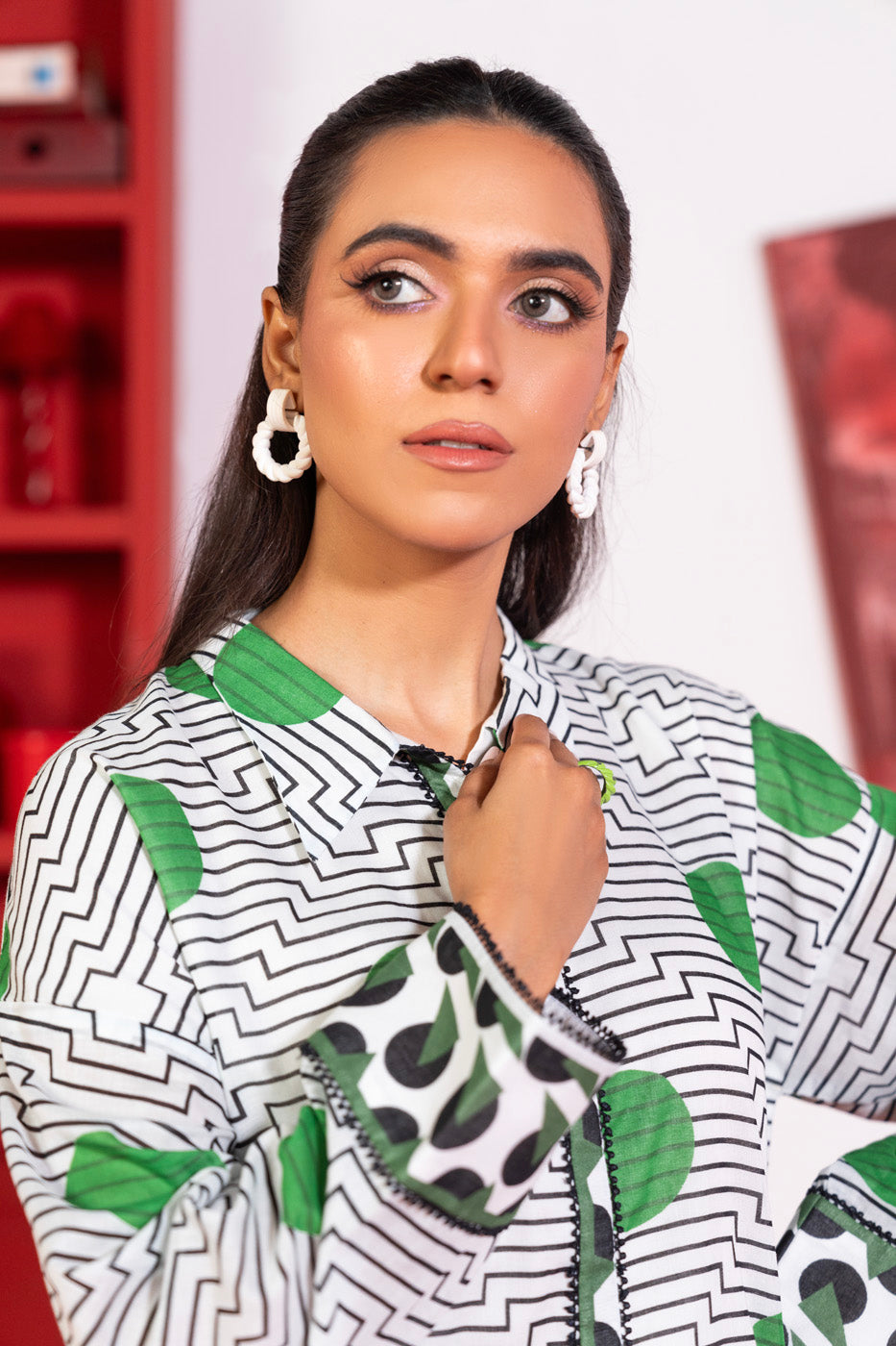 1 Pc Printed Lawn Shirt