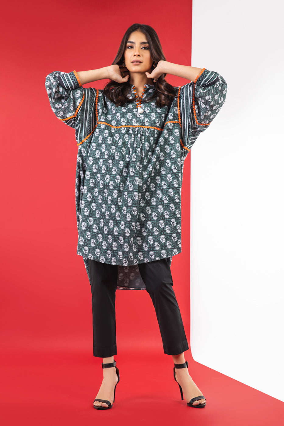 1 Pc Printed Lawn Shirt