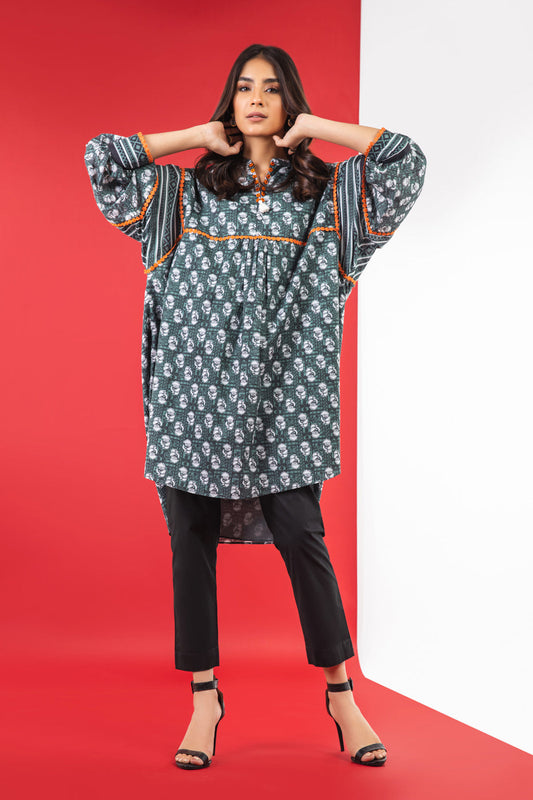 1 Pc Printed Lawn Shirt