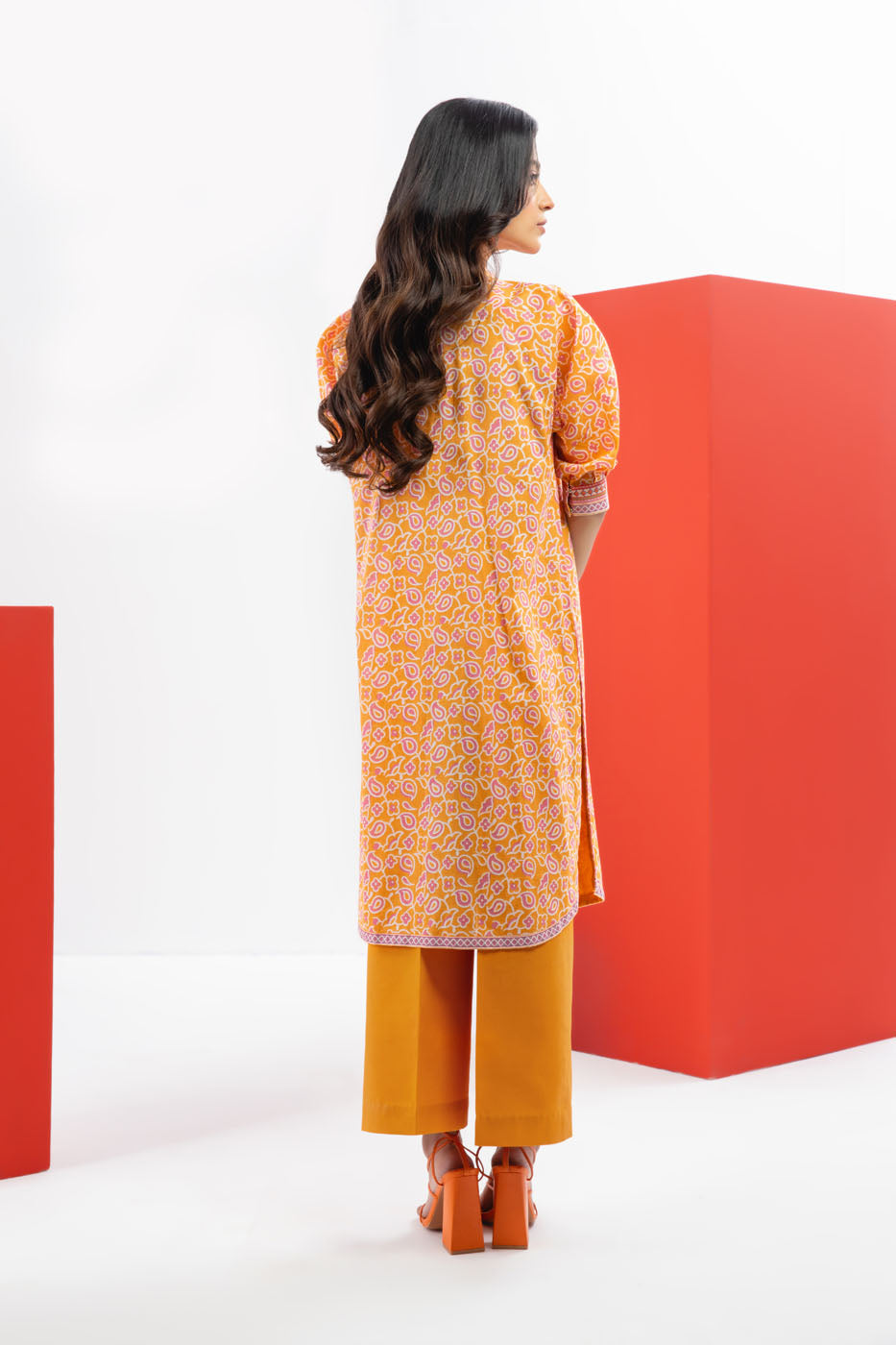 1 Pc Printed Cambric Shirt