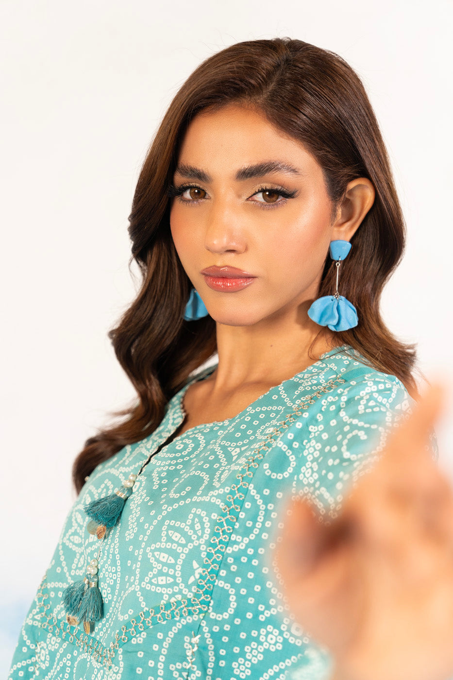 1 Pc Printed Silver Lawn Shirt